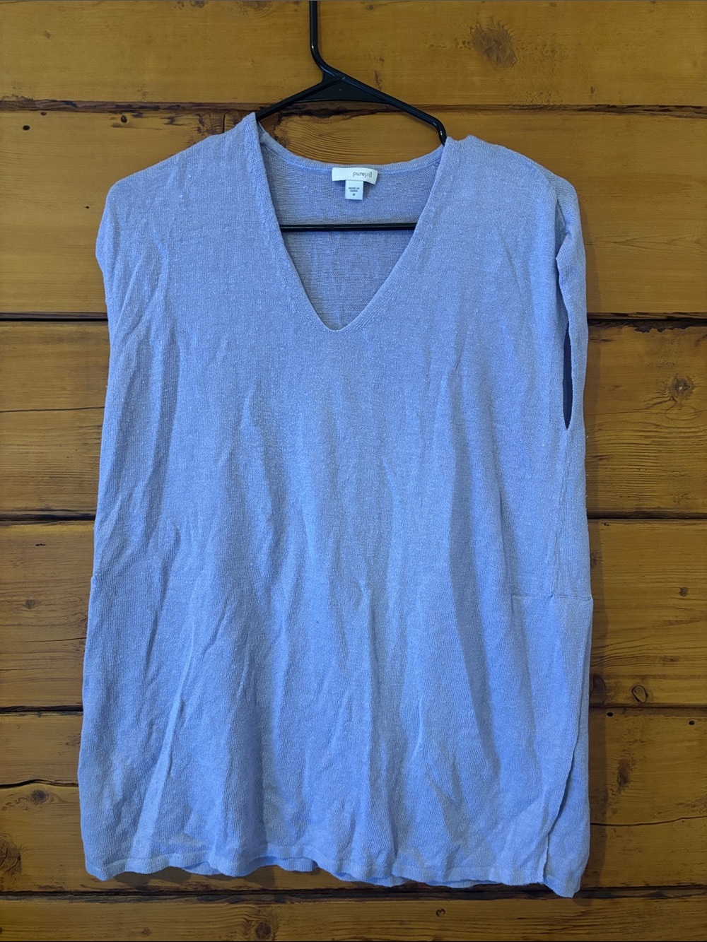 Pure Jill Light Lavender V-Neck Tank Top